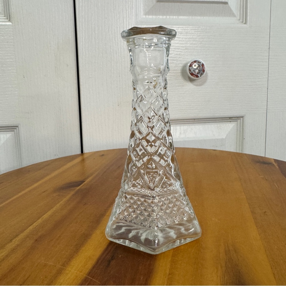 Anchor Hocking Wexford clear glass‎ bud vase